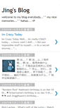 Mobile Screenshot of jinghuan.blogspot.com