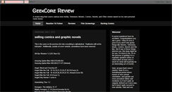 Desktop Screenshot of geekcorereview.blogspot.com