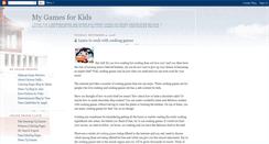 Desktop Screenshot of mykidsgames.blogspot.com