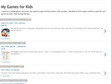 Tablet Screenshot of mykidsgames.blogspot.com