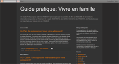 Desktop Screenshot of guidepratiquevivreenfamille.blogspot.com