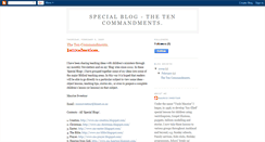 Desktop Screenshot of ms-tencommandments.blogspot.com