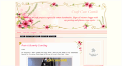 Desktop Screenshot of craftcutecantik.blogspot.com