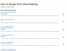 Tablet Screenshot of howtochangefrontwheelbearing.blogspot.com