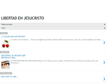 Tablet Screenshot of libertadenjesucristo.blogspot.com