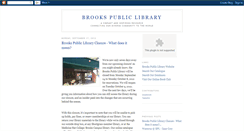 Desktop Screenshot of brookspubliclibrary.blogspot.com