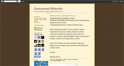 Desktop Screenshot of molgastronomia.blogspot.com