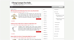 Desktop Screenshot of cheaplampsforsale.blogspot.com