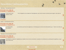 Tablet Screenshot of descobrintllatinoamerica.blogspot.com