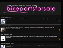 Tablet Screenshot of bikepartsforsale.blogspot.com