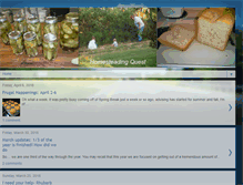 Tablet Screenshot of homesteadingquest.blogspot.com