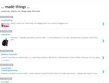Tablet Screenshot of madethings.blogspot.com