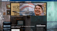 Desktop Screenshot of famous-reagan-speeches.blogspot.com