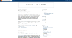 Desktop Screenshot of political-scientist.blogspot.com