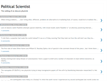 Tablet Screenshot of political-scientist.blogspot.com