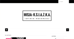 Desktop Screenshot of misja-ksiazka.blogspot.com
