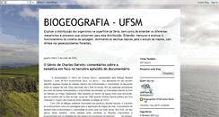 Desktop Screenshot of biogeografia-ufsm.blogspot.com