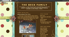 Desktop Screenshot of beckfamily5.blogspot.com