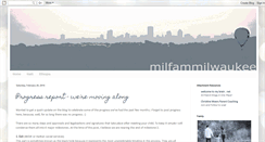 Desktop Screenshot of milfammilwaukee.blogspot.com