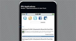 Desktop Screenshot of ipaapplications.blogspot.com