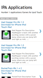 Mobile Screenshot of ipaapplications.blogspot.com