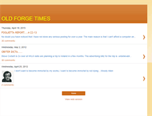 Tablet Screenshot of oldforgetimes.blogspot.com