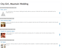 Tablet Screenshot of citygirlmountainwedding.blogspot.com