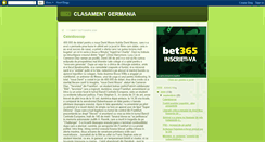 Desktop Screenshot of clasament-germania.blogspot.com