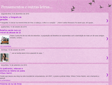 Tablet Screenshot of pensamentoseoutrasletras.blogspot.com