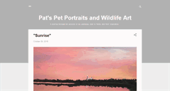 Desktop Screenshot of pet-wildlife-art.blogspot.com