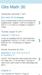 Mobile Screenshot of gitsmath30.blogspot.com