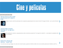 Tablet Screenshot of cineypeliculas-es.blogspot.com