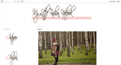 Desktop Screenshot of mylittlefashionnotebook.blogspot.com