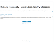Tablet Screenshot of digitalnyfotoaparat.blogspot.com