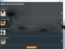 Tablet Screenshot of malluactressonsaree.blogspot.com