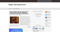 Desktop Screenshot of naijaintrospections.blogspot.com