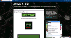 Desktop Screenshot of affiliateplus2u.blogspot.com