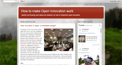 Desktop Screenshot of openinnovationblog.blogspot.com