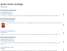 Tablet Screenshot of greensmartstrategy.blogspot.com