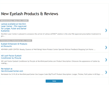Tablet Screenshot of eyelashreview.blogspot.com