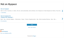 Tablet Screenshot of notonmyspace.blogspot.com