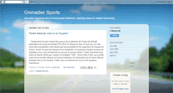 Desktop Screenshot of grenadiersports.blogspot.com