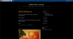 Desktop Screenshot of luana-art.blogspot.com