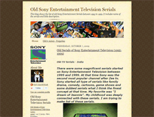 Tablet Screenshot of oldsonytvserials.blogspot.com