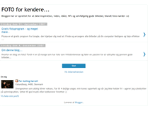 Tablet Screenshot of foto-bloggen.blogspot.com