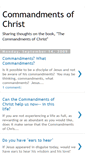 Mobile Screenshot of commandschrist.blogspot.com