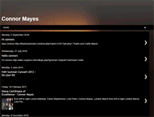 Tablet Screenshot of connormayes.blogspot.com