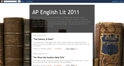 Desktop Screenshot of apenglishlit2011.blogspot.com