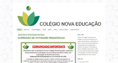 Desktop Screenshot of colegionovaeducacao.blogspot.com