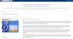 Desktop Screenshot of house-lot-laguna-cavite.blogspot.com